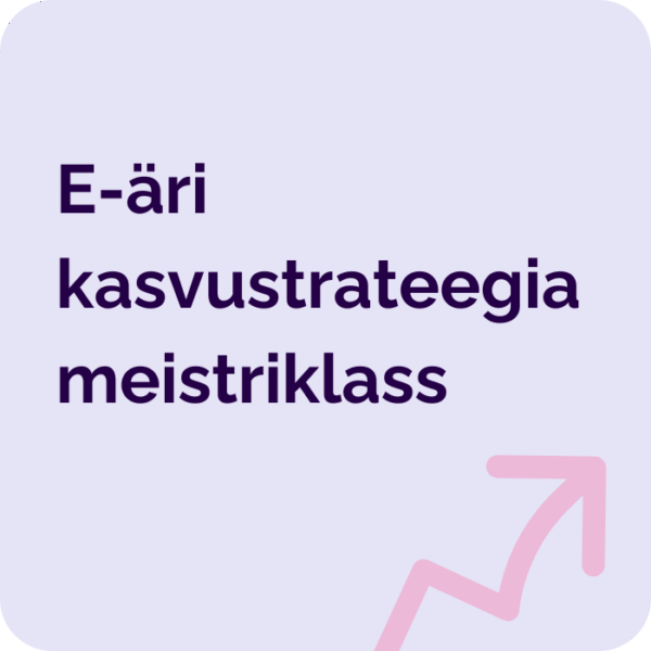 e-äri kasvustrateegia meistriklass, edukas e-äri, strateegia loomine