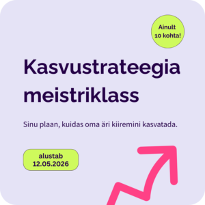 kasvustrateegia meistriklass, äristrateegia loomine