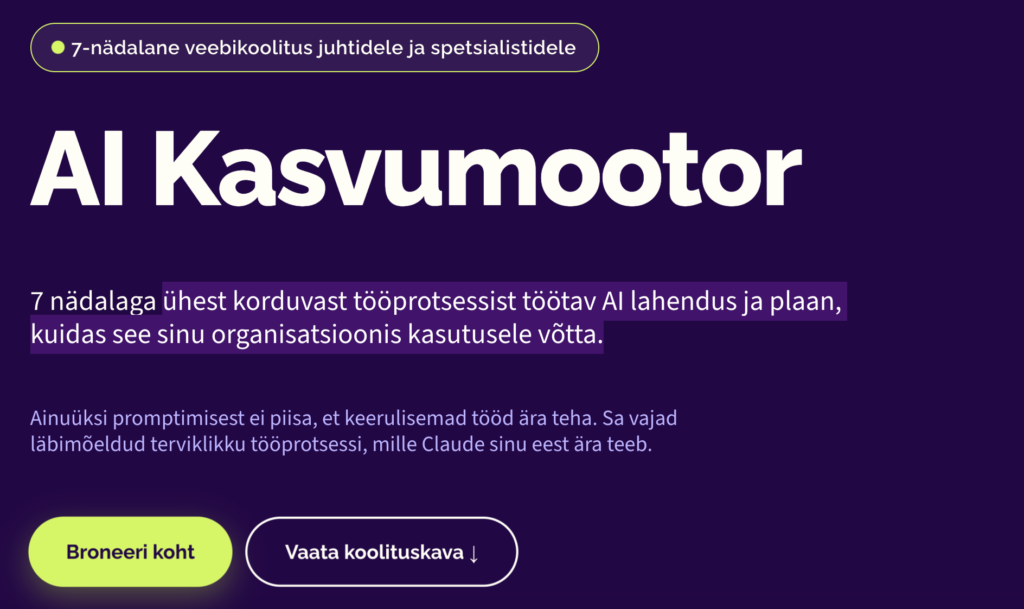 AI Kasvumootor